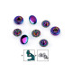 Metal snaps ø10 mm for medium-thick fabrics, rainbow - Multicolor (50 Sets) Metal snaps ø10 mm for medium-thick fabrics, rainbow - Multicolor (50 Sets)
