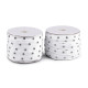 20 mm széles pamut gombos rögzítés - Fekete (1 Méter) 20 mm széles pamut gombos rögzítés - Fekete (1 Méter)