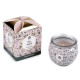 Scented candle in glass jar 90 g - Light pink (1 Piece)
