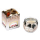 Scented candle in glass jar 90 g - Light pink (1 Piece)