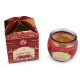 Scented candle in glass jar 90 g - Light pink (1 Piece)