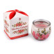 Scented candle in glass jar 90 g - Light pink (1 Piece)