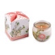 Scented candle in glass jar 90 g - Light pink (1 Piece)