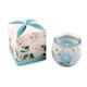 Scented candle in glass jar 90 g - Light pink (1 Piece)
