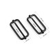 Adjustable slide buckle / buckle slider for webbings, width 38 mm - Black varnish (5 Pieces) Adjustable slide buckle / buckle slider for webbings, width 38 mm - Black varnish (5 Pieces)