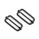 Adjustable slide buckle / buckle slider for webbings, width 38 mm - Black varnish (5 Pieces) Adjustable slide buckle / buckle slider for webbings, width 38 mm - Black varnish (5 Pieces)