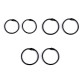 Buchbinde-/heft-/schlüsselring - Schwarz lackiert (100 Stücke) Buchbinde-/heft-/schlüsselring - Schwarz lackiert (100 Stücke)