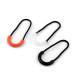 Tirette/boucle pour fermeture à glissière - Orange (10 Pièces)