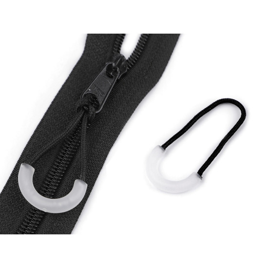 Tirette/boucle pour fermeture à glissière - Orange (10 Pièces)