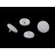 Capse din plastic 20" - Alb (50 Seturi) Capse din plastic 20" - Alb (50 Seturi)
