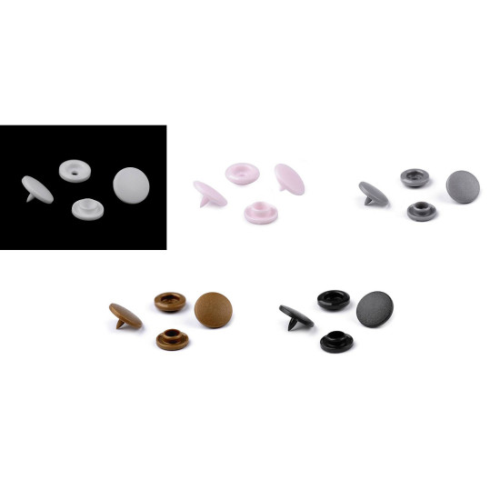 Capse din plastic 20" - Alb (50 Seturi) Capse din plastic 20" - Alb (50 Seturi)