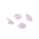 Capse din plastic 20" - Alb (50 Seturi) Capse din plastic 20" - Alb (50 Seturi)