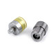 Aufsatz zum nieten von ösen mit steinchen, innen-ø 10 mm - Nickel (2 Sets) Aufsatz zum nieten von ösen mit steinchen, innen-ø 10 mm - Nickel (2 Sets)