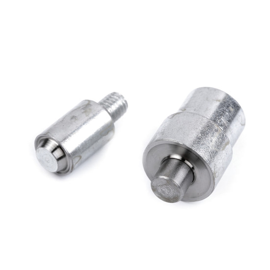 Aufsatz zum nieten von matten ösen, innen-ø 10 mm - Nickel (2 Sets) Aufsatz zum nieten von matten ösen, innen-ø 10 mm - Nickel (2 Sets)