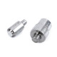 Aufsatz zum nieten von matten ösen, innen-ø 10 mm - Nickel (2 Sets) Aufsatz zum nieten von matten ösen, innen-ø 10 mm - Nickel (2 Sets)