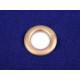 Eyelets / grommets with washer inner ø16 mm / outer ø27, matte - Nickel (33 Pairs) Eyelets / grommets with washer inner ø16 mm / outer ø27, matte - Nickel (33 Pairs)