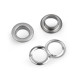 Eyelets / grommets with washer inner ø10 mm / outer ø17, matte - Pink gold (10 Pairs) Eyelets / grommets with washer inner ø10 mm / outer ø17, matte - Pink gold (10 Pairs)