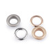 Eyelets / grommets with washer inner ø10 mm / outer ø17, matte - Pink gold (10 Pairs) Eyelets / grommets with washer inner ø10 mm / outer ø17, matte - Pink gold (10 Pairs)