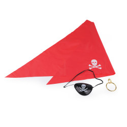 Carnival  / party set - pirate - Red (1 Set)