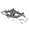 Carnival / masquerade lace eye mask - Black (1 Piece)