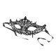 Carnival / masquerade lace eye mask - Black (50 Pieces)