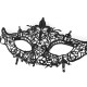 Carnival / masquerade lace eye mask - Black (50 Pieces)