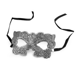 Masquerade mask, carnival / party eye mask - Silver (1 Piece)