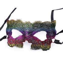 Masquerade mask, carnival / party eye mask - Multicolor (1 Piece)