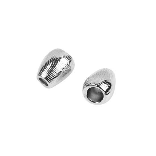 Capat metalic pentru snur ø3,5 mm / ornament - Lac negru (10 Bucăți) Capat metalic pentru snur ø3,5 mm / ornament - Lac negru (10 Bucăți)