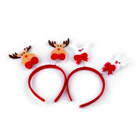Bandeau de fête - renne - Rouge (4 Pièces) Bandeau de fête - renne - Rouge (4 Pièces)