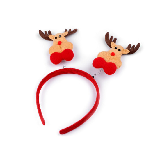 Bandeau de fête - renne - Rouge (4 Pièces) Bandeau de fête - renne - Rouge (4 Pièces)