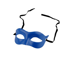 Masquerade mask, carnival / party eye mask for diy - Blue (1 Piece)