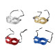 Masquerade mask, carnival / party eye mask for diy - Gold lt. (1 Piece) Masquerade mask, carnival / party eye mask for diy - Gold lt. (1 Piece)