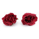 Artificial rose head ø5 cm - Pale pink (2 Pieces)