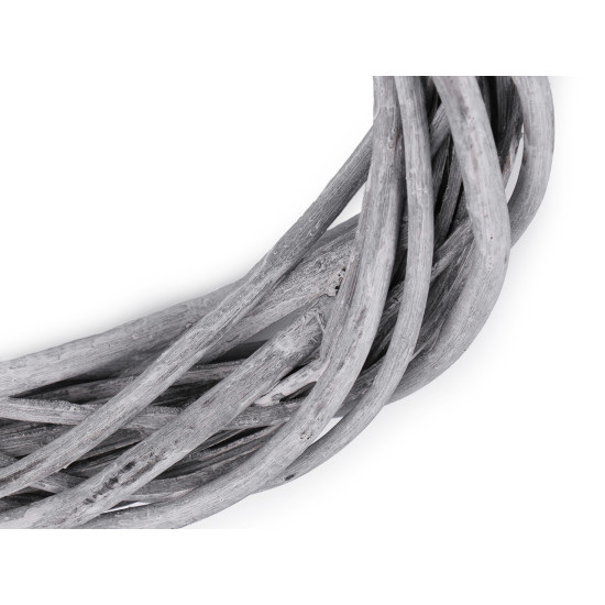 Wicker wreath ø20 cm - Natural light (1 Piece)