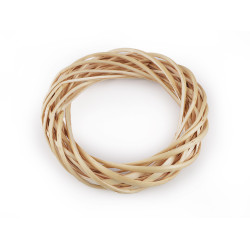Wicker wreath ø20 cm - Natural light (1 Piece)