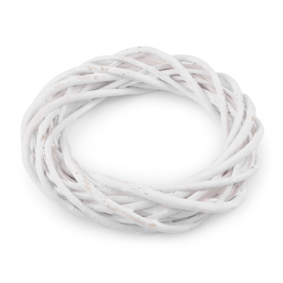 Wicker wreath ø25 cm - Grey (3 Pieces)