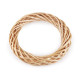 Wicker wreath ø25 cm - Grey (3 Pieces)