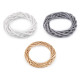 Wicker wreath ø25 cm - Grey (3 Pieces)