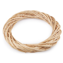 Wicker wreath ø40 cm - Natural light (1 Piece)