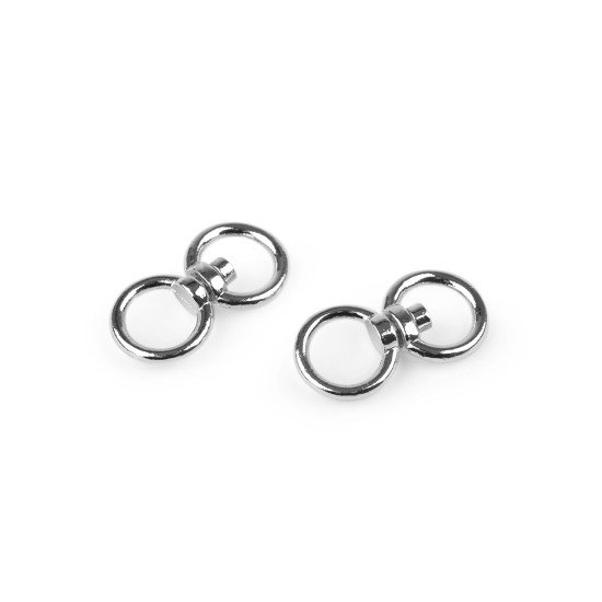 Anelli con occhielli girevoli, per borsetta, dimensioni: 17 x 33 mm - Oro rosa (100 Pezzi) Anelli con occhielli girevoli, per borsetta, dimensioni: 17 x 33 mm - Oro rosa (100 Pezzi)
