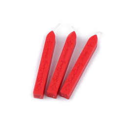 Sealing wax 3 pcs - Red (12 Pieces)