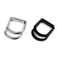Metal belt buckle, double, pulling hole 20 mm - Black varnish (1 Piece) Metal belt buckle, double, pulling hole 20 mm - Black varnish (1 Piece)