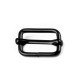Adjustable webbing slider width 20 mm - Black varnish (100 Pieces) Adjustable webbing slider width 20 mm - Black varnish (100 Pieces)