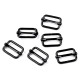 Adjustable webbing slider width 20 mm - Black varnish (100 Pieces) Adjustable webbing slider width 20 mm - Black varnish (100 Pieces)