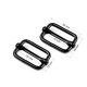 Adjustable webbing slider width 20 mm - Black varnish (100 Pieces) Adjustable webbing slider width 20 mm - Black varnish (100 Pieces)
