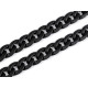 Chain for making and decorating clothes and accessories, width 12 mm - Black (1 Meter) Chain for making and decorating clothes and accessories, width 12 mm - Black (1 Meter)