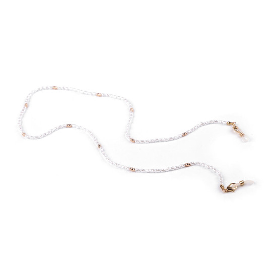 Cadena para gafas con perlas - Blanco (3 Piezas) Cadena para gafas con perlas - Blanco (3 Piezas)