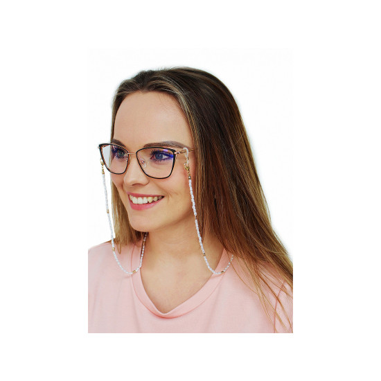 Cadena para gafas con perlas - Blanco (3 Piezas) Cadena para gafas con perlas - Blanco (3 Piezas)