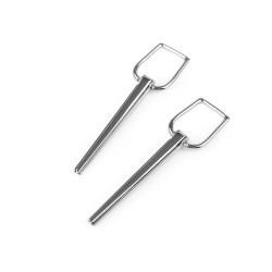 Accesoriu pentru genți   20 mm - Nichel (10 Bucăți)